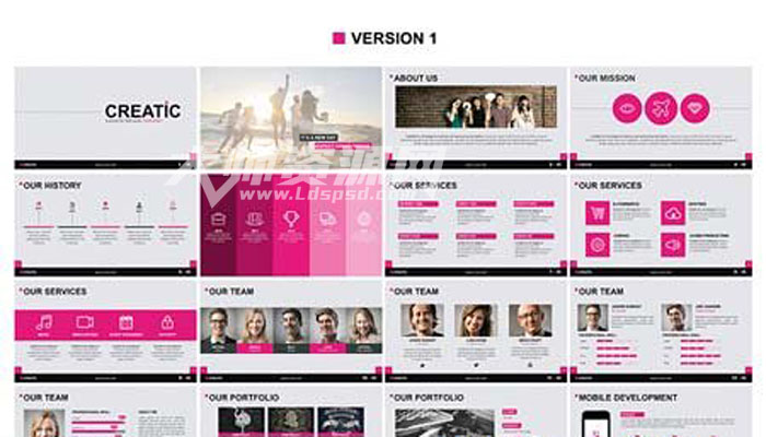 PPT模版：Creatic - Powerpoint Template